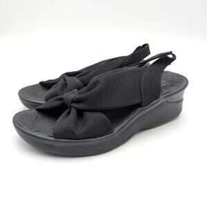 Bzees for LifeStride Serenade Slingback Sandal Women's Black Size US6.5M EU36.5
